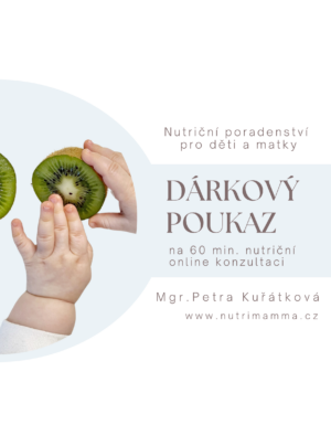Darkový poukaz na online výživové poradenství